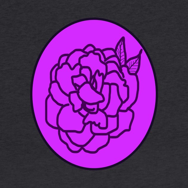 Purple rose doodle by RAK20